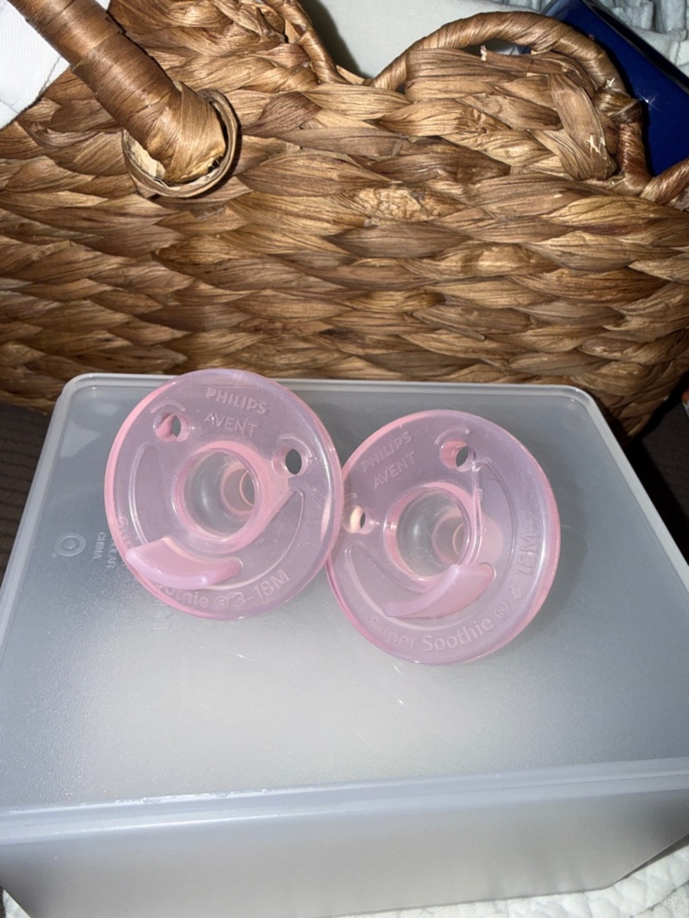 Philips Avent Pink Pacifiers (2-Pack)